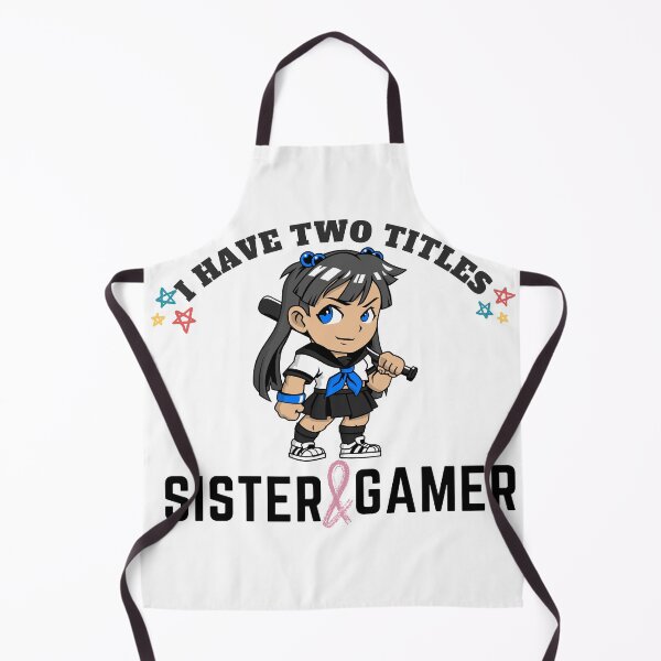 Item preview, I Have Two Titles Sister And Gamer designed and sold by Xrizen Designs.