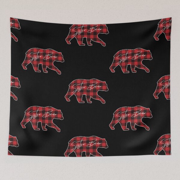 Item preview, Red Plaid Sister Bear Family Pajama designed and sold by Teejamson.