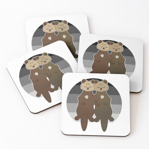 Item preview, Hetero Otters designed and sold by Ragweed Baby.