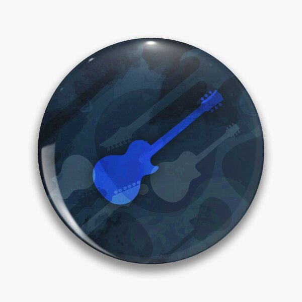 Artikelvorschau, Gitarrenmuster - Indigo entworfen und verkauft von xavoblues.