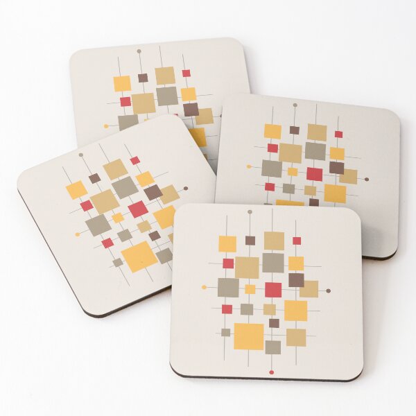 Artikelvorschau, Mid-Century Modern Squares - Multi 03 entworfen und verkauft von aMano-mapping.