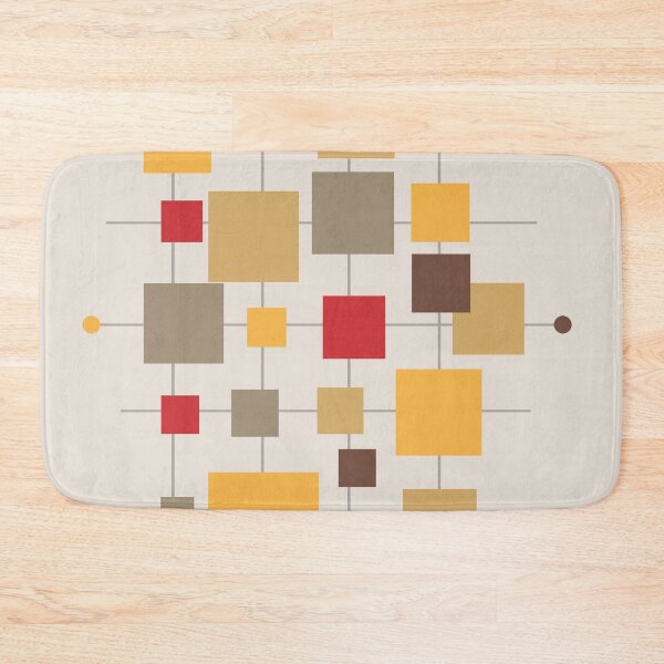 Artikelvorschau, Mid-Century Modern Squares - Multi 03 entworfen und verkauft von aMano-mapping.