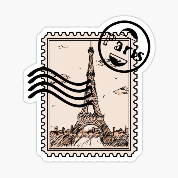 Paris Girl Aesthetic Stickers Graphic by ndutfrea · Creative Fabrica