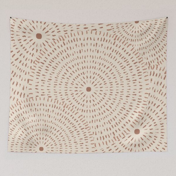 Item preview, Mid-Century Minimalist Circle Pattern Design  designed and sold by niccdefilippis.