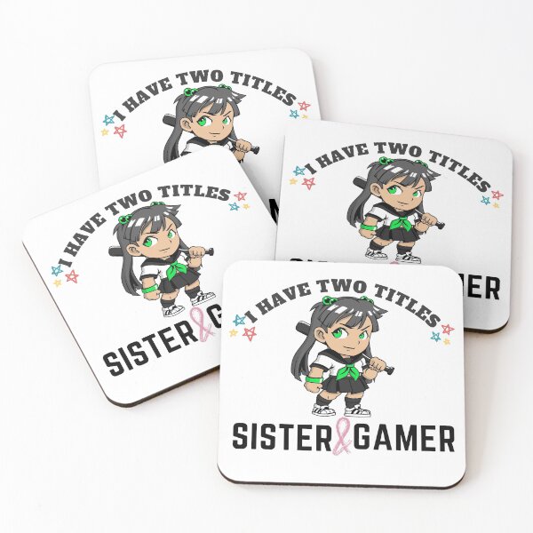 Item preview,  I Have Two Titles Sister And Gamer designed and sold by Xrizen  Designs.