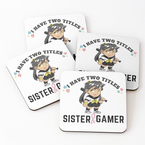 Item preview, I Have Two Titles Sister And Gamer designed and sold by Xrizen  Designs.