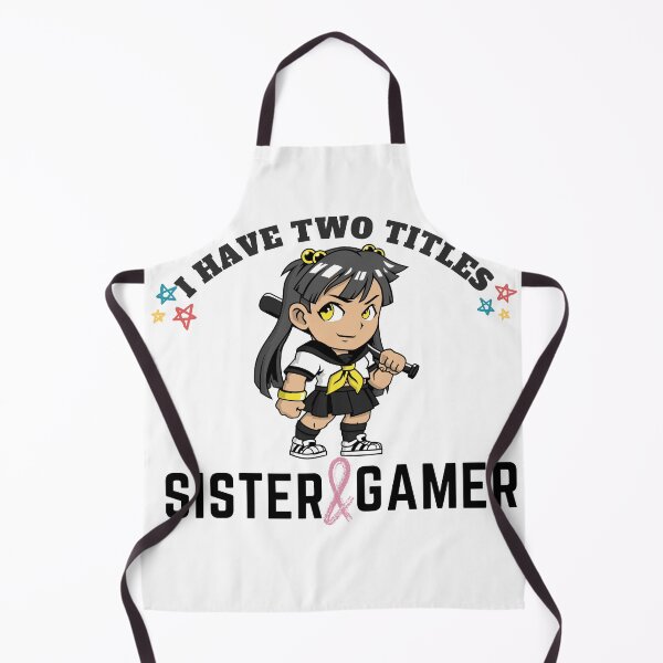 Item preview, I Have Two Titles Sister And Gamer designed and sold by Xrizen Designs.