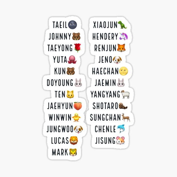"NCT 23 emojis" Sticker for Sale by Ottokajii Redbubble