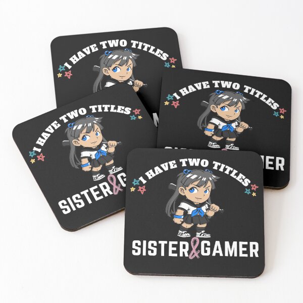 Item preview, I Have Two Titles Sister And Gamer designed and sold by Xrizen  Designs.