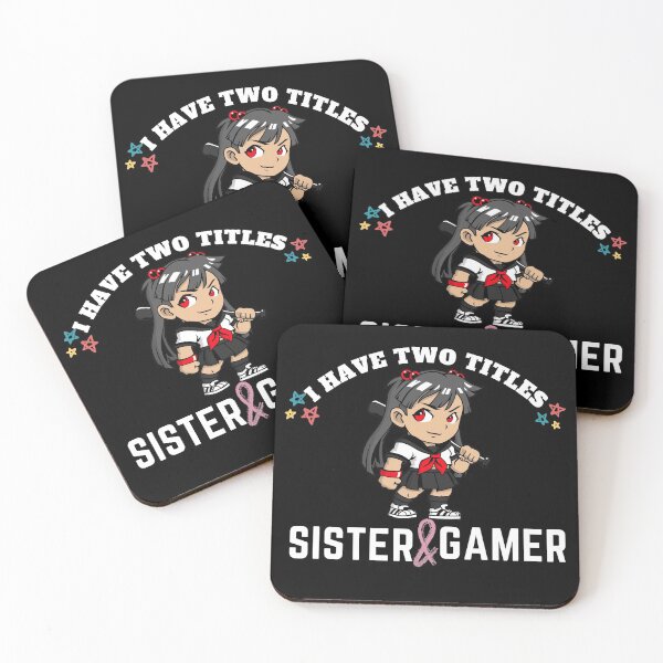 Item preview, I Have Two Titles Sister And Gamer designed and sold by Xrizen  Designs.