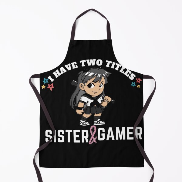 Item preview, I Have Two Titles Sister And Gamer designed and sold by Xrizen Designs.