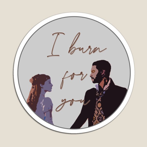 Aperçu de l'œuvre Je brûle pour toi - Daphné Bridgerton et le duc de Bridgerton créée et vendue par tziggles.
