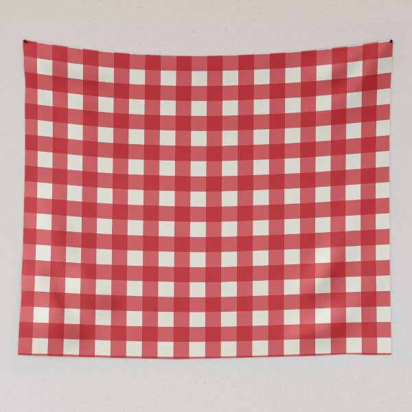 Item preview, Classic Gingham Red designed and sold by rasters-vectors.