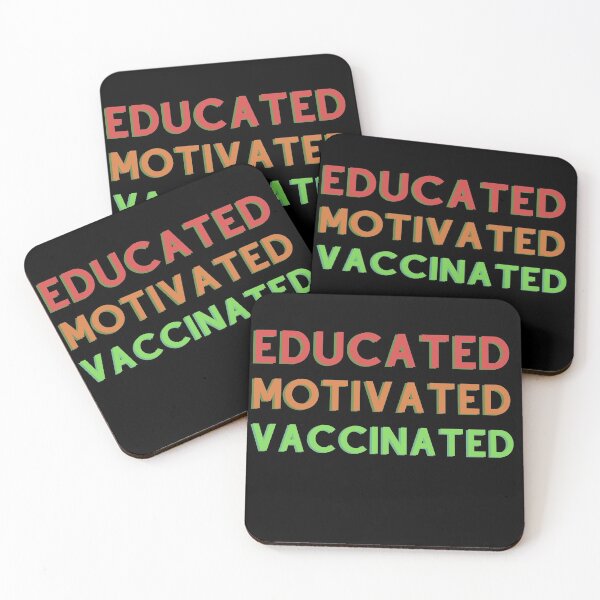 Item preview,  Educated Motivated Vaccinated designed and sold by Xrizen  Designs.