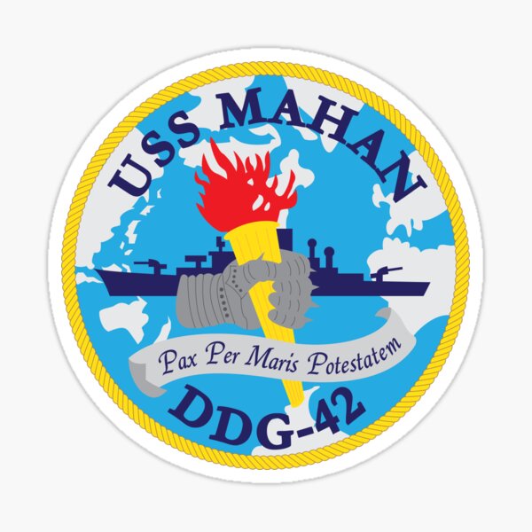 Item preview, USS Mahan (DDG-42) Navy Patch designed and sold by shortsleeve.