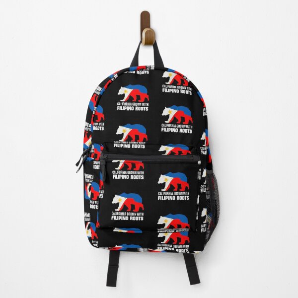 Item preview, California Grown with Filipino Roots Filipino Flag designed and sold by FilipinoMerch.