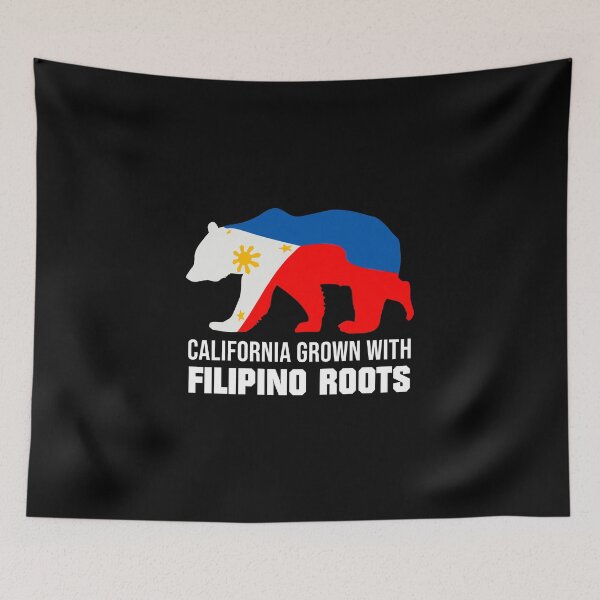 Item preview, California Grown with Filipino Roots Filipino Flag designed and sold by FilipinoMerch.