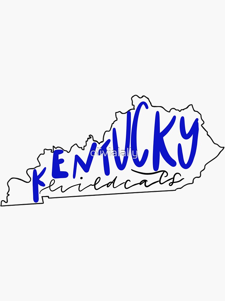 University of Kentucky Jersey Sticker for Sale by missavaw