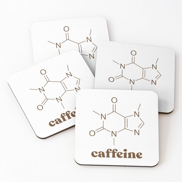 Item preview, Caffeine molecule with name designed and sold by hmbrttvr.