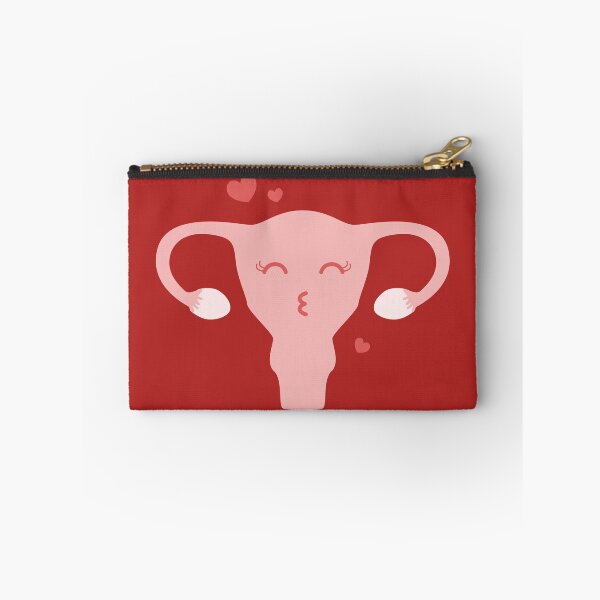 Item preview, Flirty Female Reproductive System Smiley designed and sold by SimplyAdrienne.