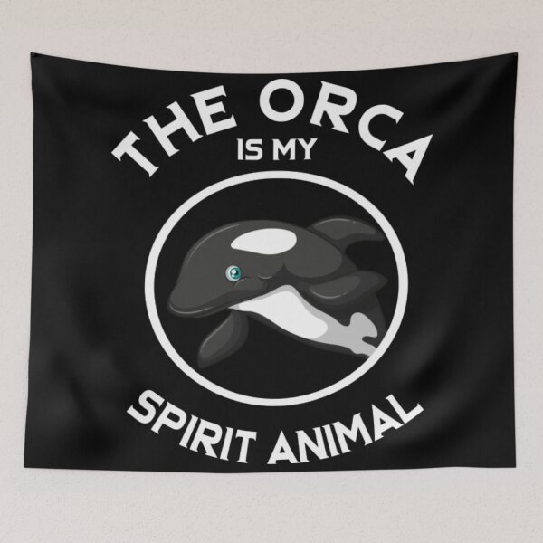 Item preview, The Orca Is My Spirit Animal Orca Family Vintage Retro Killer Whale Family designed and sold by GarciaSharkey.
