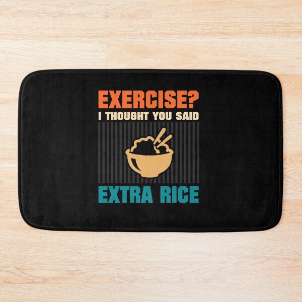 Item preview, Exercise I Thought You Said Extra Rice Funny Filipino designed and sold by FilipinoMerch.