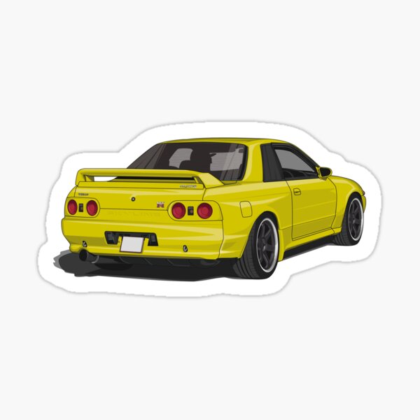 Nissan Skyline Gtr R32 Sticker For Sale By Photorized Redbubble