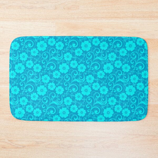 Item preview, Light Blue Floral and Butterfly Pattern designed and sold by WOW TeesAndThings.