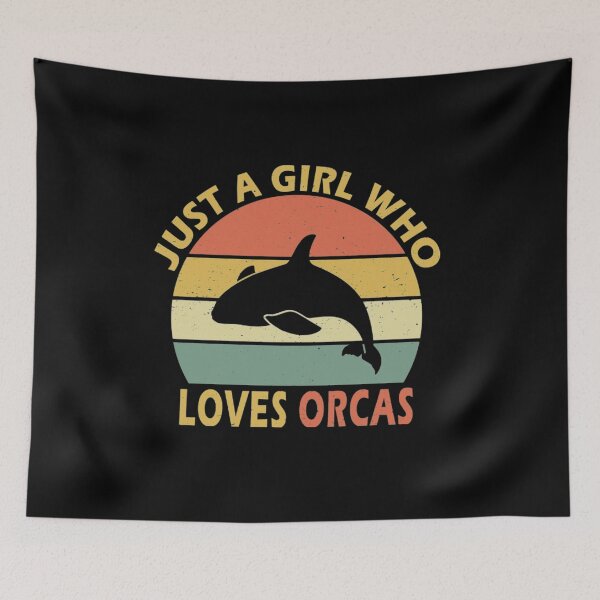 Item preview, Just A Girl Who Loves Orcas designed and sold by GarciaSharkey.