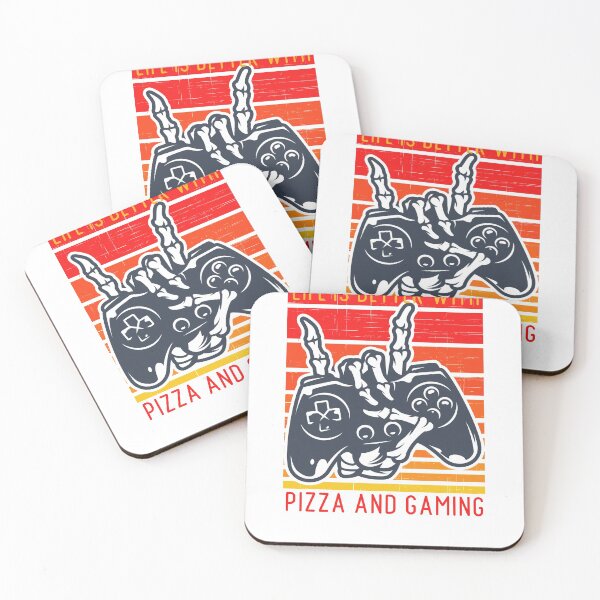 Item preview, Life Is Better With Pizza And Gaming designed and sold by giftsbyminuet.