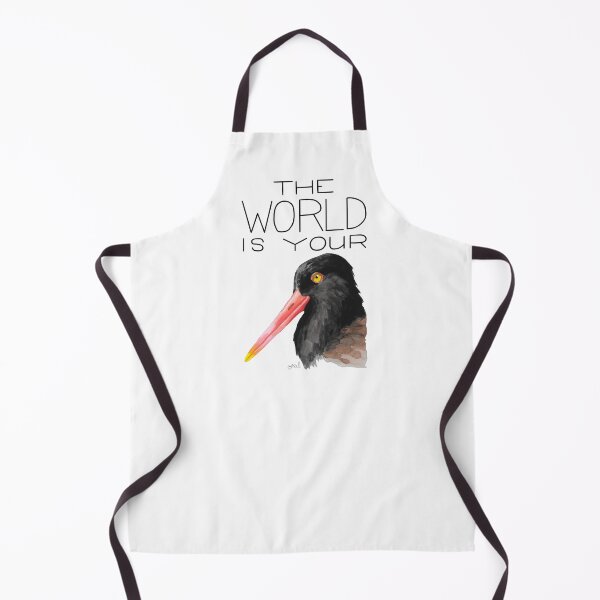 Item preview, The World Is Your Oystercatcher (American Oystercatcher) designed and sold by LauraWolfArtist.