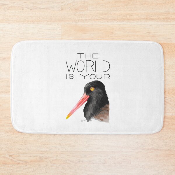 Item preview, The World Is Your Oystercatcher (American Oystercatcher) designed and sold by LauraWolfArtist.