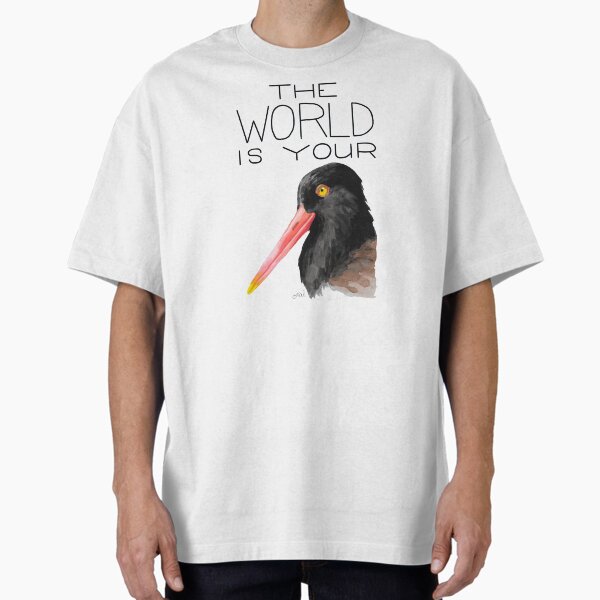 Item preview, The World Is Your Oystercatcher (American Oystercatcher) designed and sold by LauraWolfArtist.
