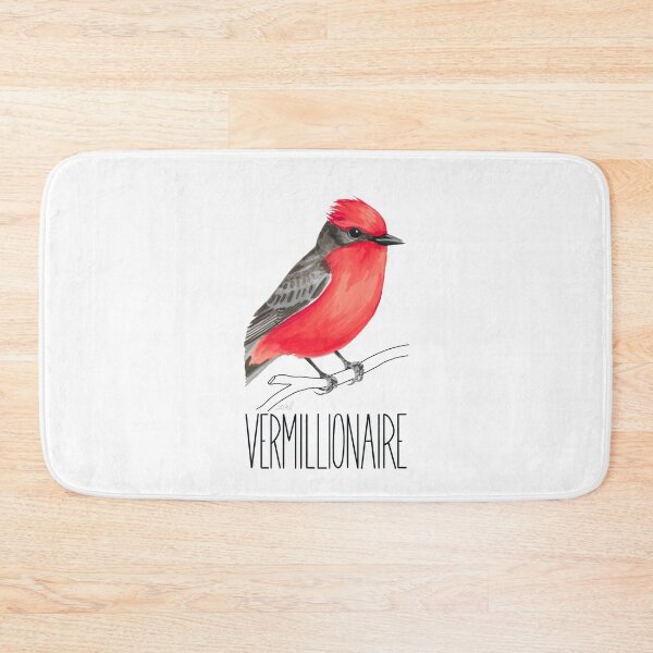 Item preview, Vermillionaire (Vermilion Flycatcher) designed and sold by LauraWolfArtist.