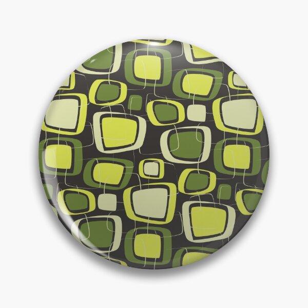 Item preview, Geometric Retro Green designed and sold by rasters-vectors.