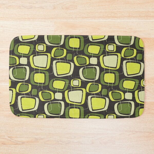 Item preview, Geometric Retro Green designed and sold by rasters-vectors.