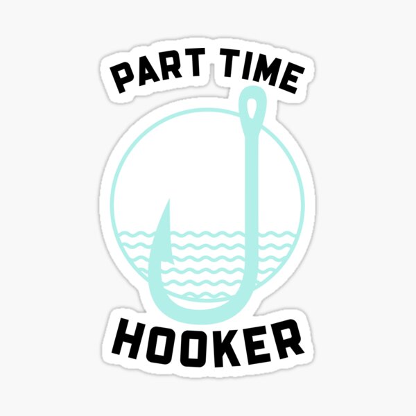 Hooker Fishing Stickers for Sale