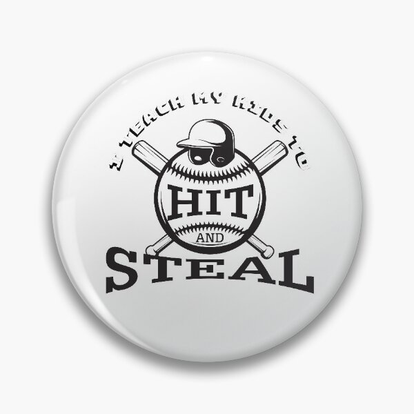 Item preview, I teach my kids to hit and steal, baseball game designed and sold by Masmalinncheek.