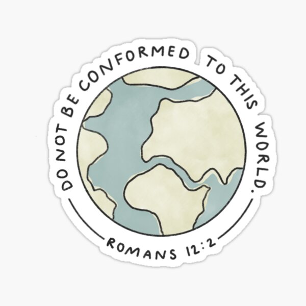 Do not be conformed Sticker