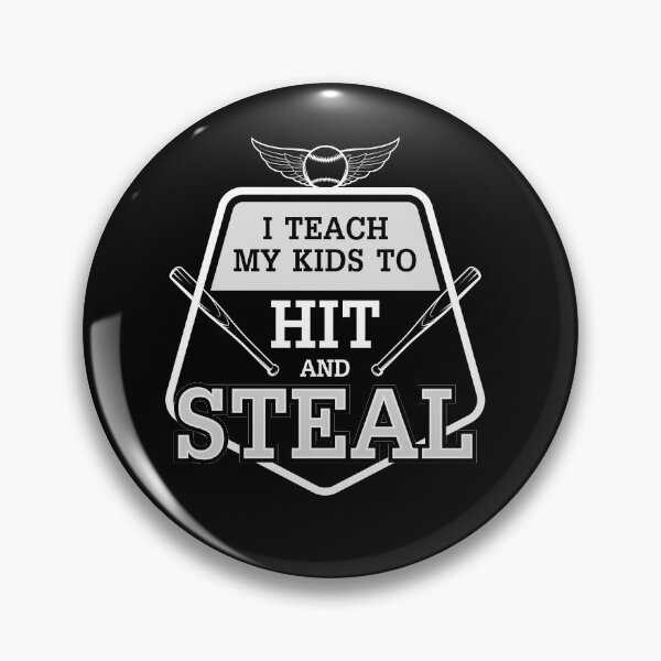 Item preview, I teach my kids to hit and steal, baseball game designed and sold by Masmalinncheek.