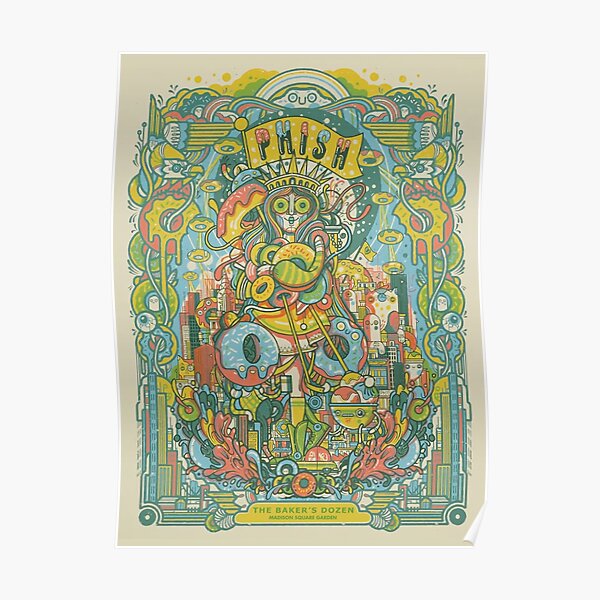 variant Phish the baker's dozen madison square garden Poster