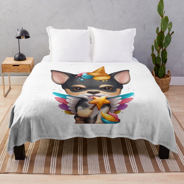 Item preview, Tricolor Smooth Coat Chihuahua Ice Cream Unicorn designed and sold by anmlz.