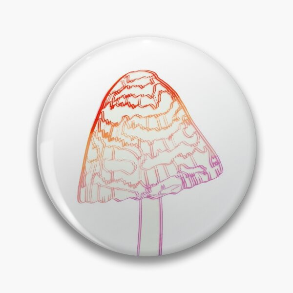 Item preview, Lesbian flag mushroom designed and sold by LoraLoo.