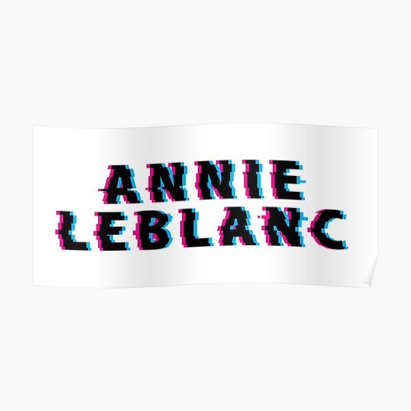 Annie LeBlanc Glitch (Black) Poster