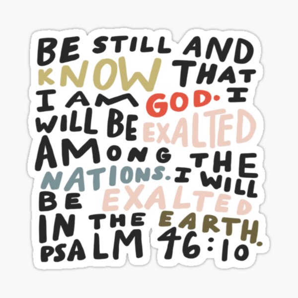 Item preview, Be still and know  designed and sold by Abigail Russell.