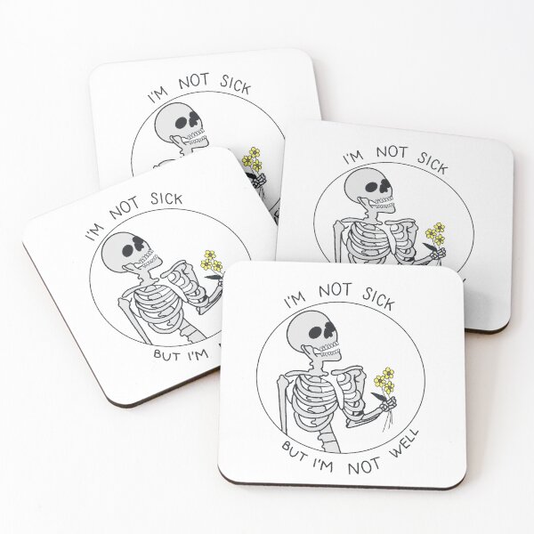 Item preview, I'm not sick but i'm not well - Edgy Punk Print designed and sold by A Light Worker.