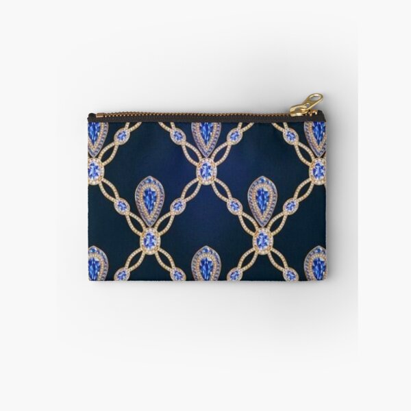 Item preview, Sapphire Jewelry pattern with dark blue background designed and sold by astrunb5.