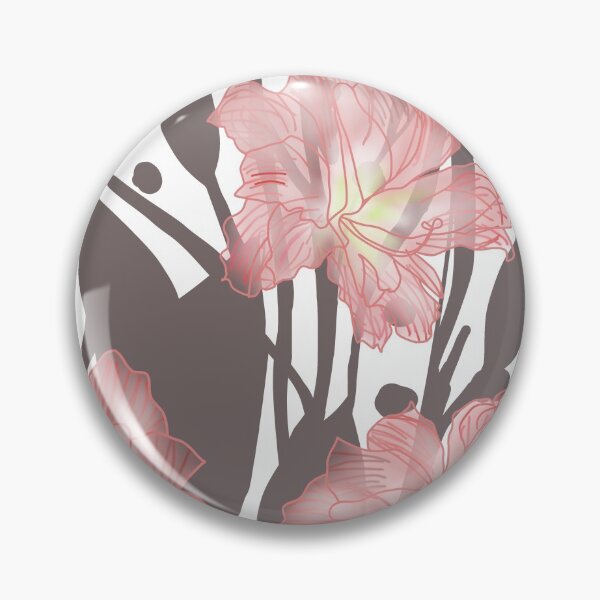 Item preview, Hippeastrum blossom floral pattern designed and sold by Alfiya4050.