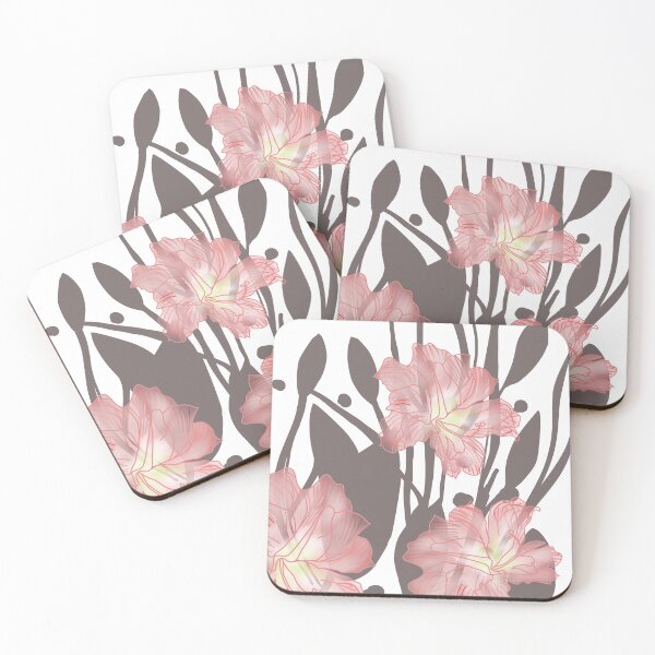 Item preview, Hippeastrum blossom floral pattern designed and sold by Alfiya4050.