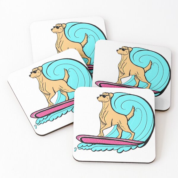 Item preview, Surf’s Pup! Golden Dog designed and sold by samm917.